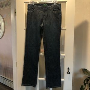 Lilly Pulitzer Palm Beach Fit Denim Jeans Boot Leg Sz 10 EUC